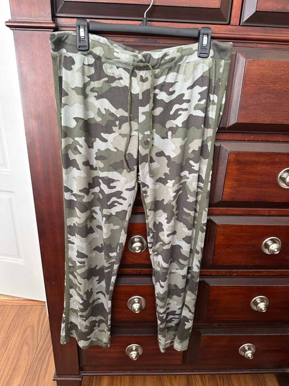 Lucky Brand Womens Medium Green Camo PJ Bottoms Loungepants